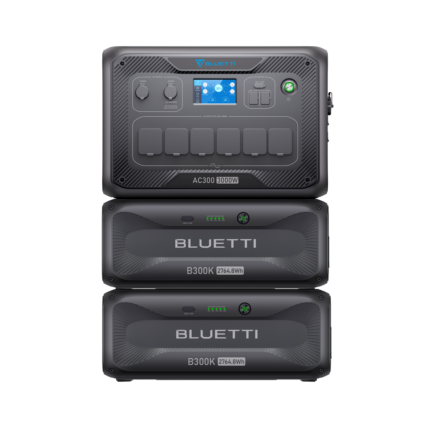 BLUETTI AC300 + B300K Home Battery Backup | 3,000W 2,764.8Wh