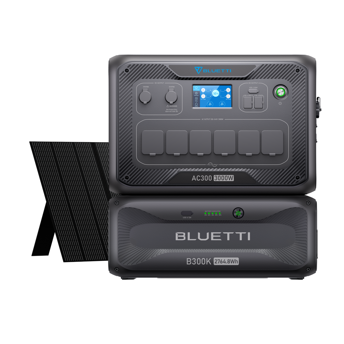 BLUETTI AC300 + B300K Home Battery Backup | 3,000W 2,764.8Wh
