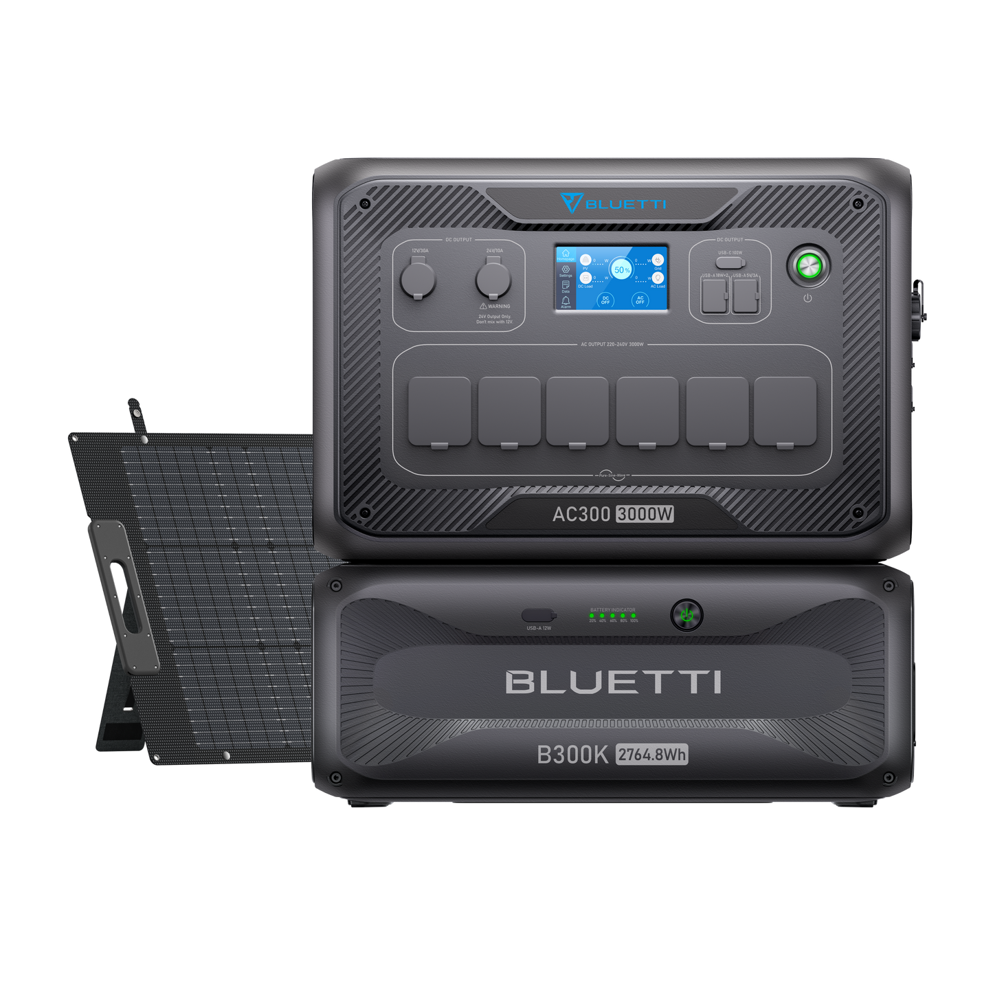 BLUETTI AC300 + B300K Home Battery Backup | 3,000W 2,764.8Wh