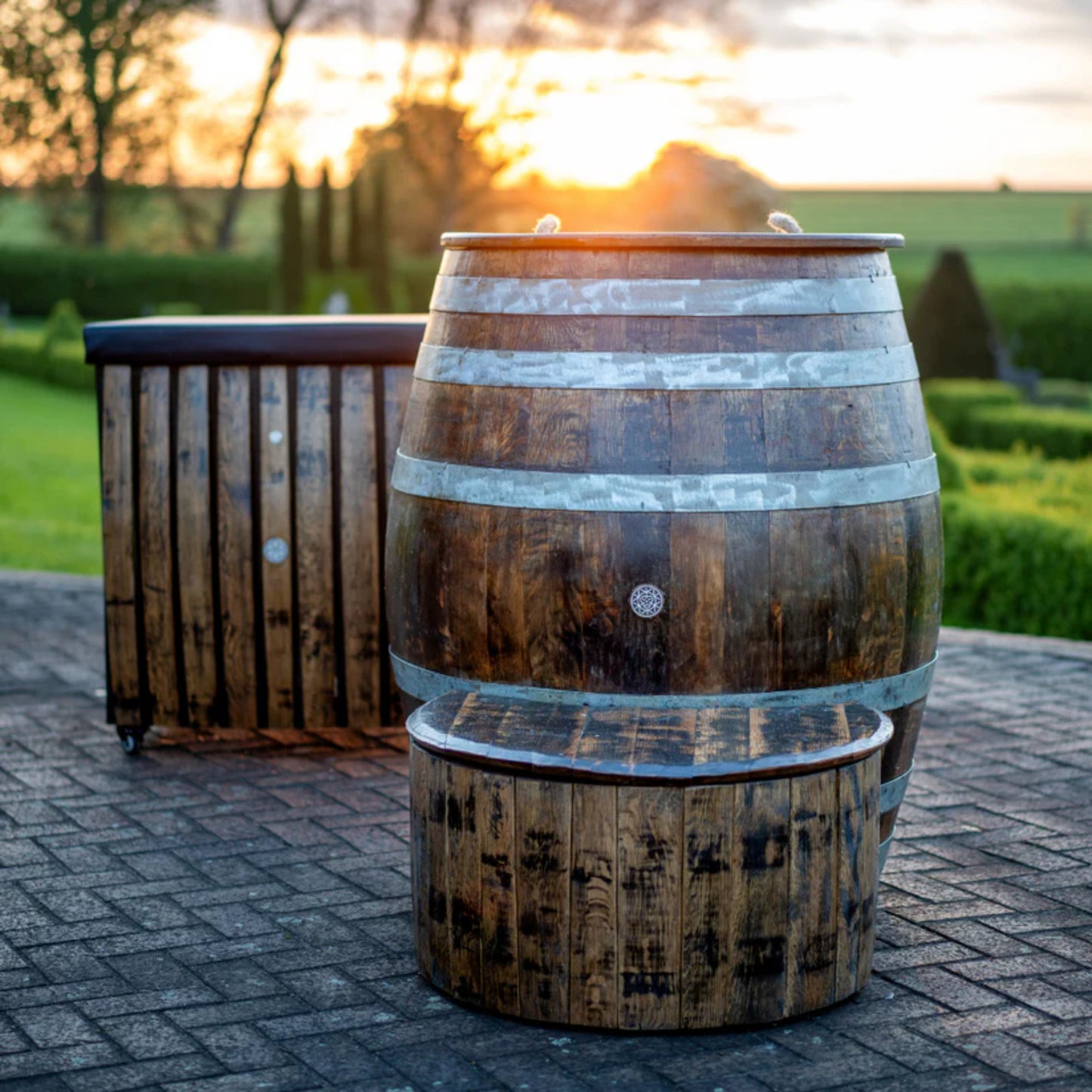 Brass Monkey Cold Plunge Barrel | Premium Wooden Ice Bath For Recovery