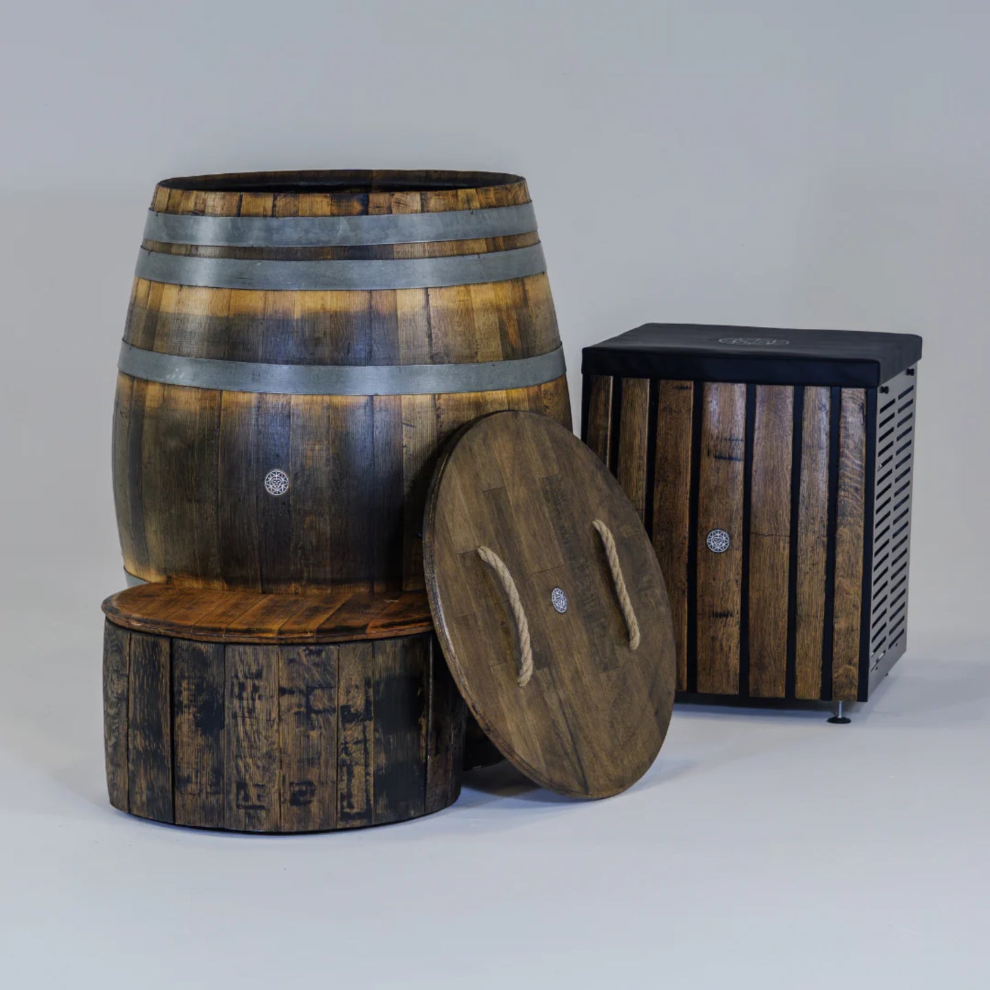 Brass Monkey Cold Plunge Barrel | Premium Wooden Ice Bath For Recovery