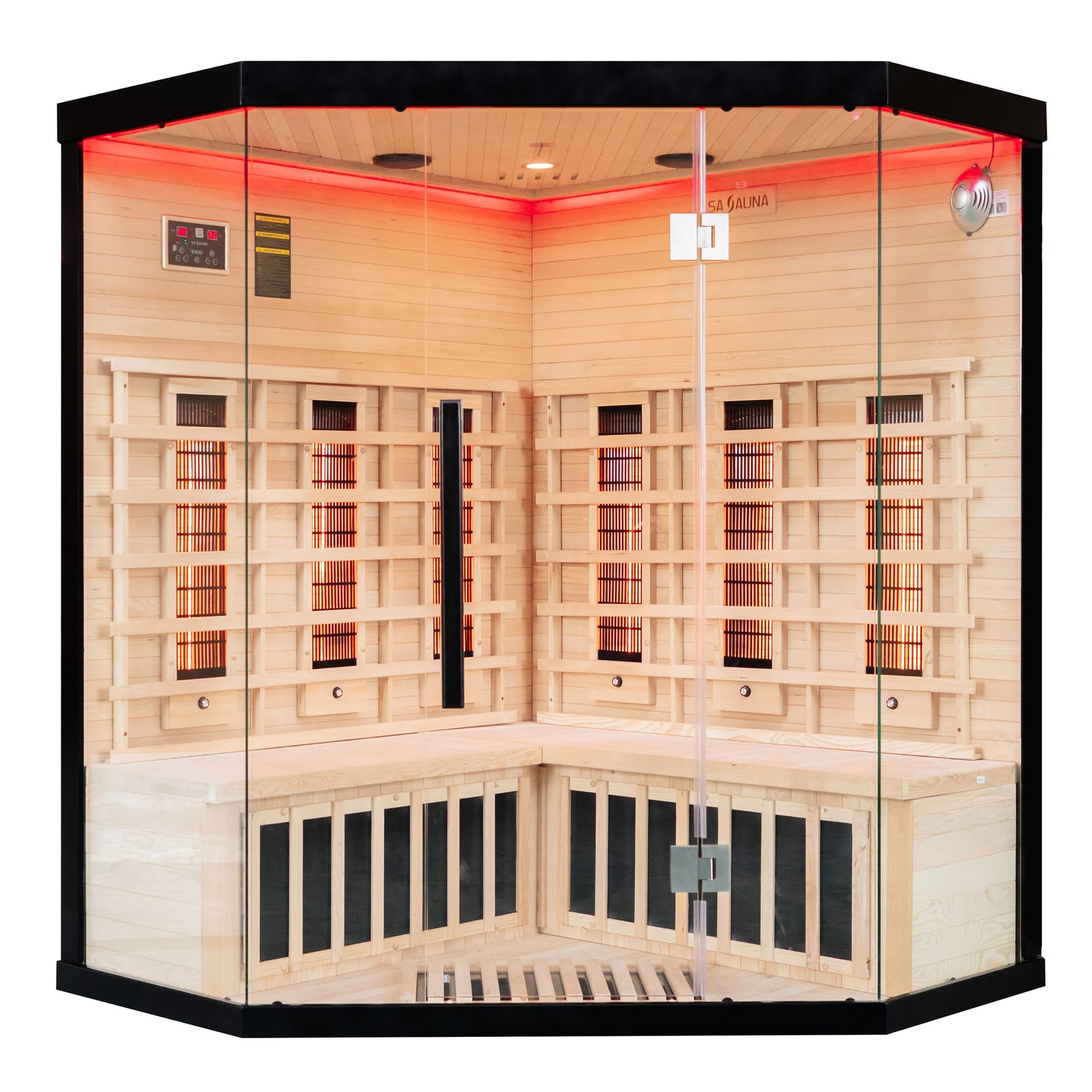 Miracle Sauna UK-Lux 4 Person Corner Far Infrared Sauna