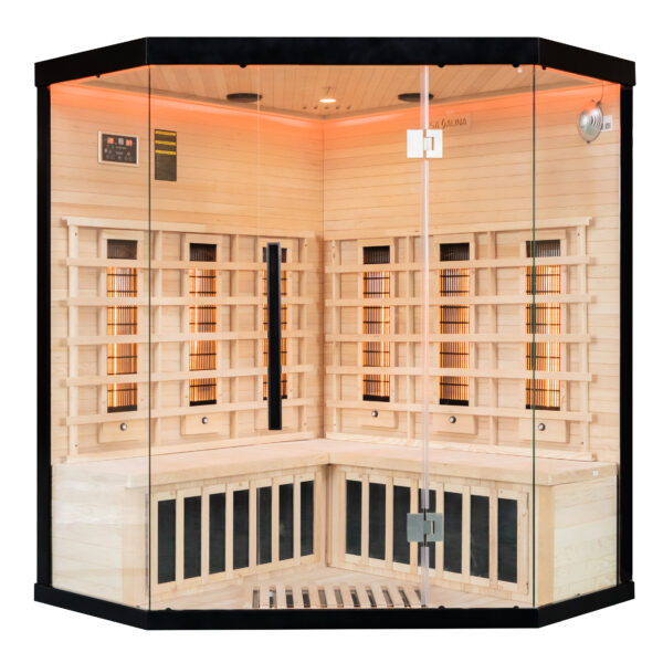 Miracle Sauna UK-Lux 4 Person Corner Far Infrared Sauna