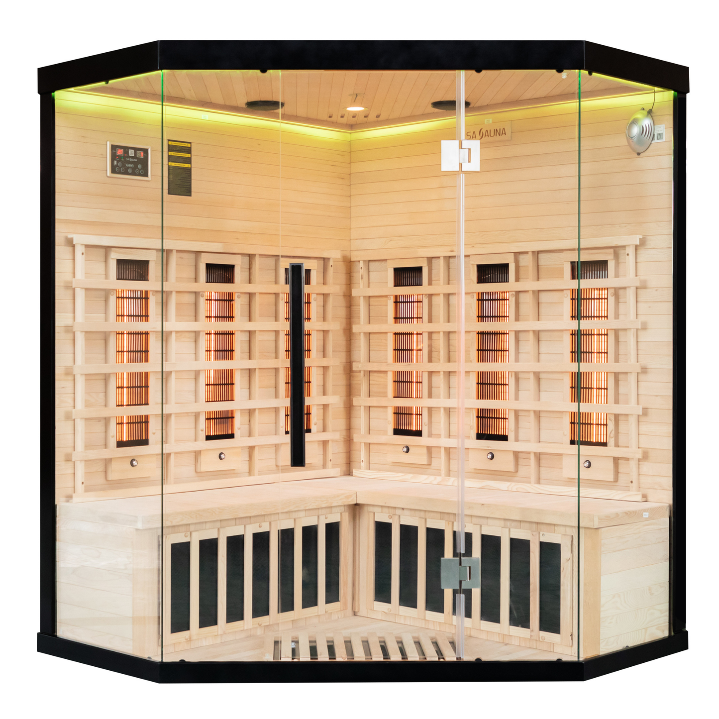 Miracle Sauna UK-Lux 4 Person Corner Far Infrared Sauna