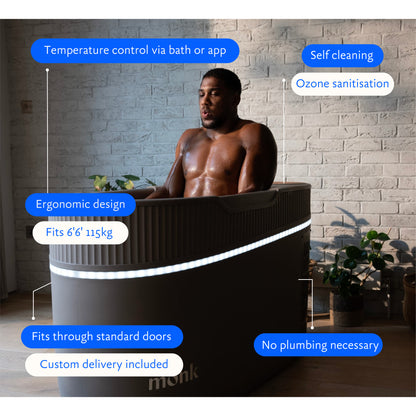 Monk Smart Ice Bath | Premium Cold Plunge Tub For Recovery
