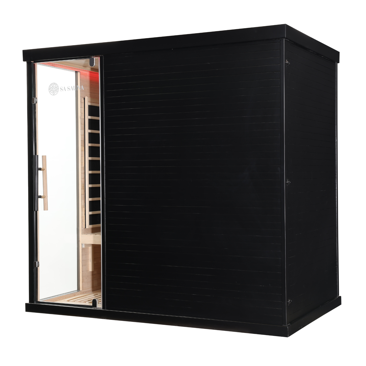 Miracle Sauna Premium Black Box 4 Person Far Infrared Sauna