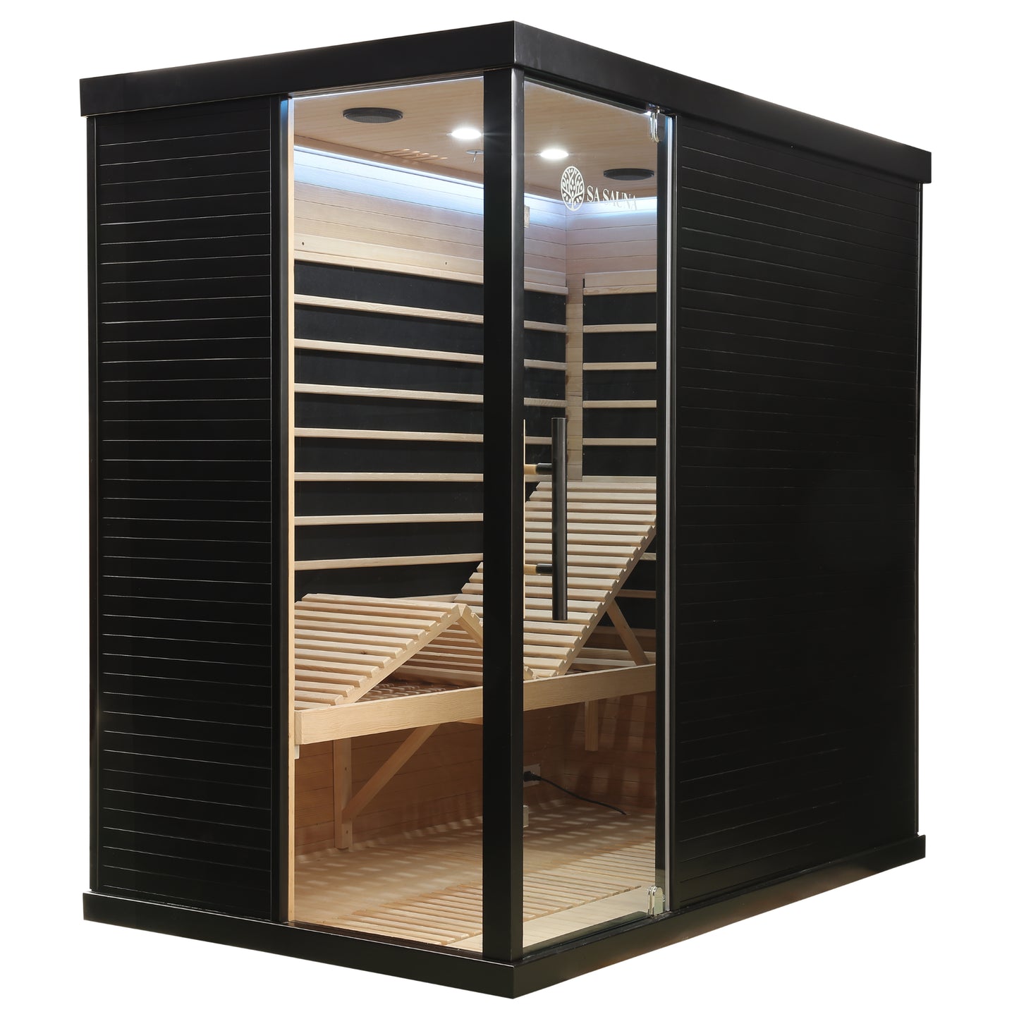 Miracle Sauna Premium Black Box 4 Person Far Infrared Sauna