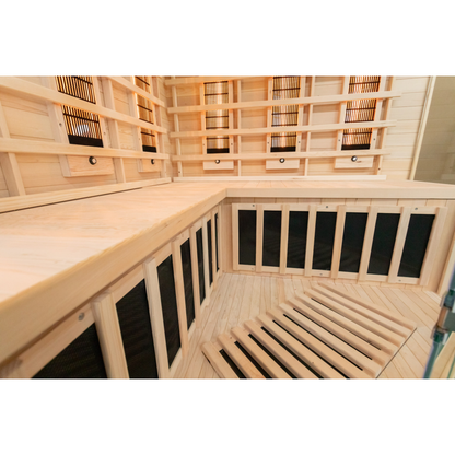Miracle Sauna 4 Person Corner Far Infrared Sauna