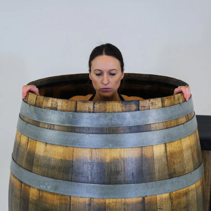 Brass Monkey Cold Plunge Barrel | Premium Wooden Ice Bath For Recovery