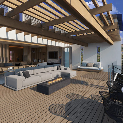 The Luxury Fire Pit Co Mezzo Gas Fire Pit