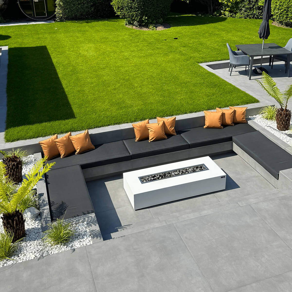 The Luxury Fire Pit Co Mezzo Gas Fire Pit