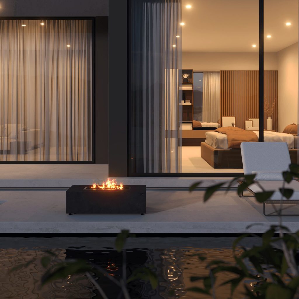 The Luxury Fire Pit Co Mirage Gas Fire Pit