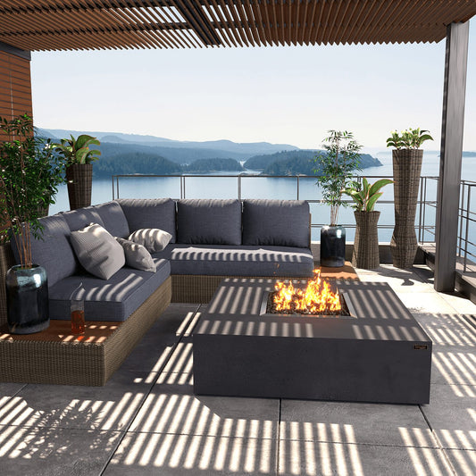The Luxury Fire Pit Co Monte Gas Fire Pit