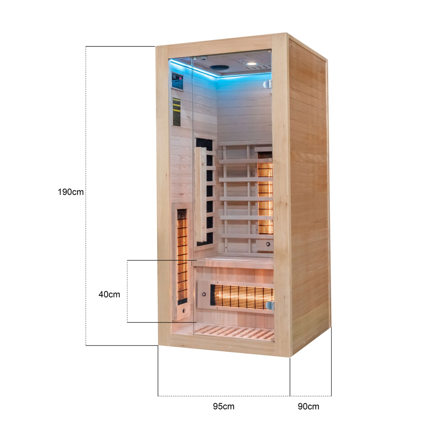 Miracle Sauna 1 Person Far Infrared Sauna