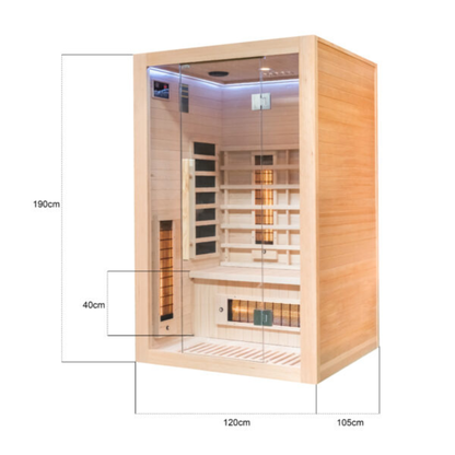 Miracle Sauna 2 Person Far Infrared Sauna