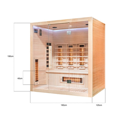 Miracle Sauna 4 Person Far Infrared Sauna