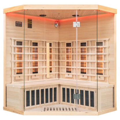 Miracle Sauna 4 Person Corner Far Infrared Sauna