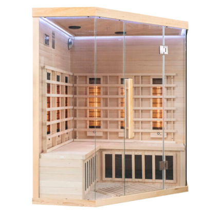 Miracle Sauna 4 Person Corner Far Infrared Sauna