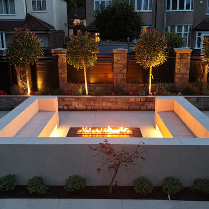 The Luxury Fire Pit Co Mezzo Gas Fire Pit