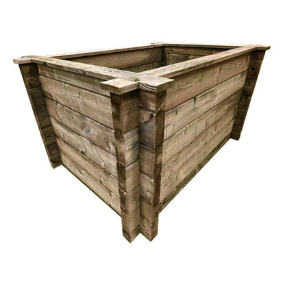 1000mm High Raised Wooden Garden Pond | 44mm Above-Ground Kit
